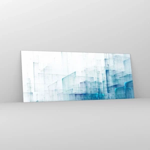 Glasbild - Bild auf glas - Wie der Raum wgeschaffen urde - 100x40 cm