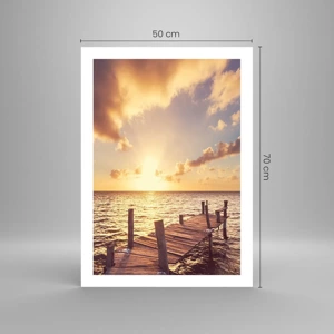 Poster - Das goldene Land der Sanftmut - 50x70 cm