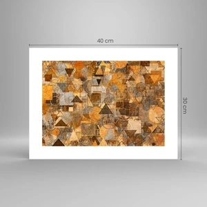 Poster - Die Welt in Form - 40x30 cm