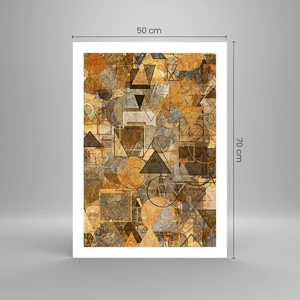 Poster - Die Welt in Form - 50x70 cm