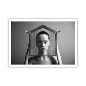 Poster - Ein leicht surreales Portrait - 100x70 cm