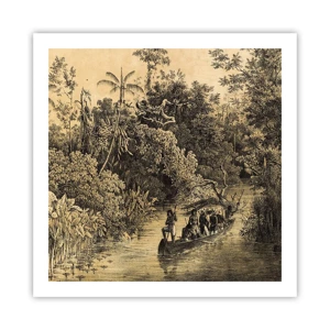 Poster - Expedition zur Quelle - 60x60 cm