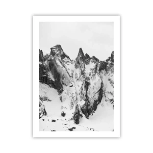 Poster - Gefährlicher Granitgrat - 50x70 cm