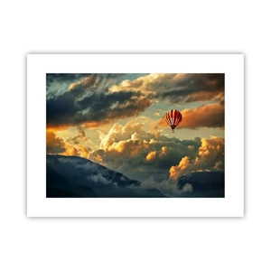 Poster - Ich fliege, weil ich es will - 40x30 cm