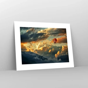 Poster - Ich fliege, weil ich es will - 40x30 cm