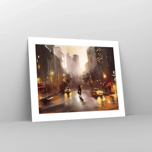 Poster - Im Licht von New York - 50x40 cm