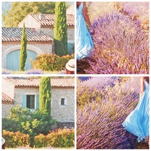 Poster - Lavendel Mädchen - 70x100 cm