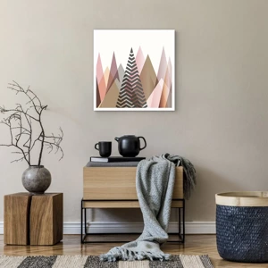 Poster - Pyramidale Aussicht - 50x50 cm