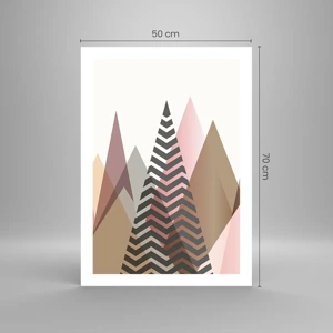 Poster - Pyramidale Aussicht - 50x70 cm