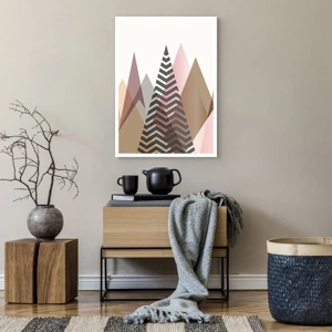 Poster - Pyramidale Aussicht - 50x70 cm