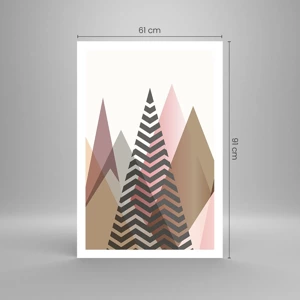 Poster - Pyramidale Aussicht - 61x91 cm