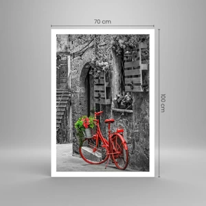 Poster - Toskanische Gasse - 70x100 cm