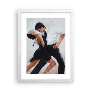 Poster in einem weißen Rahmen - Tango meiner Träume und Träume - 30x40 cm