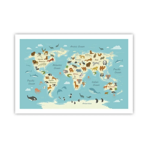 Poster - Gute Nachbarn - 91x61 cm