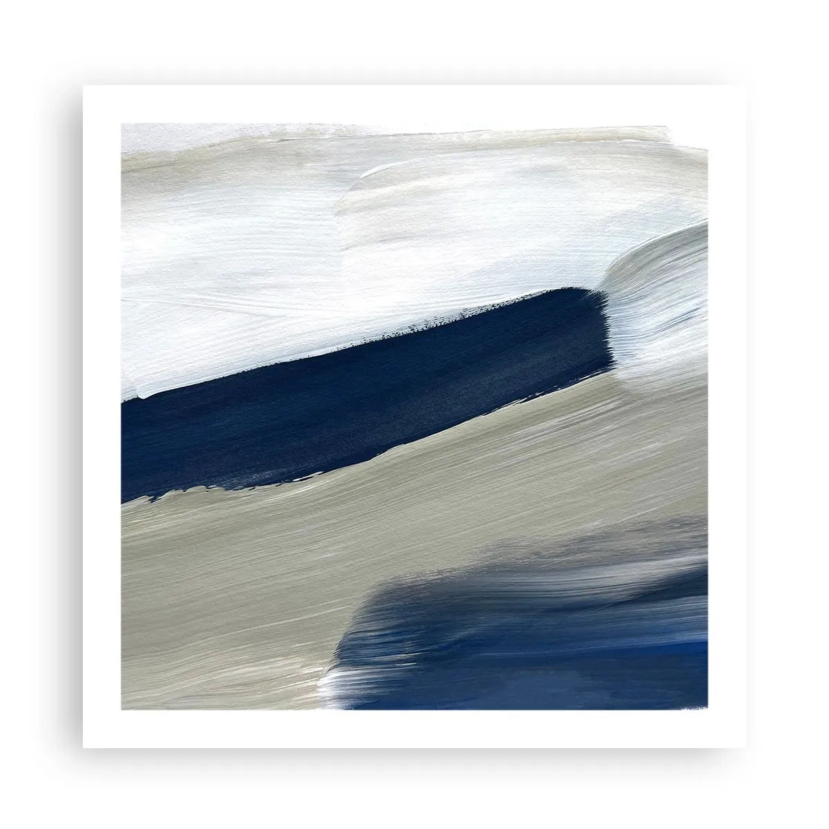 Poster - Begegnung mit dem Weißsein - 60x60 cm