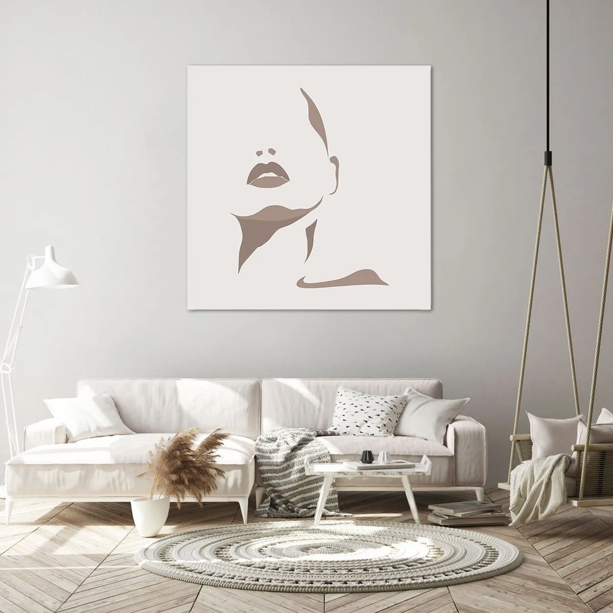 Bild auf Leinwand - Leinwandbild - Aus Licht und Schatten - 50x50 cm