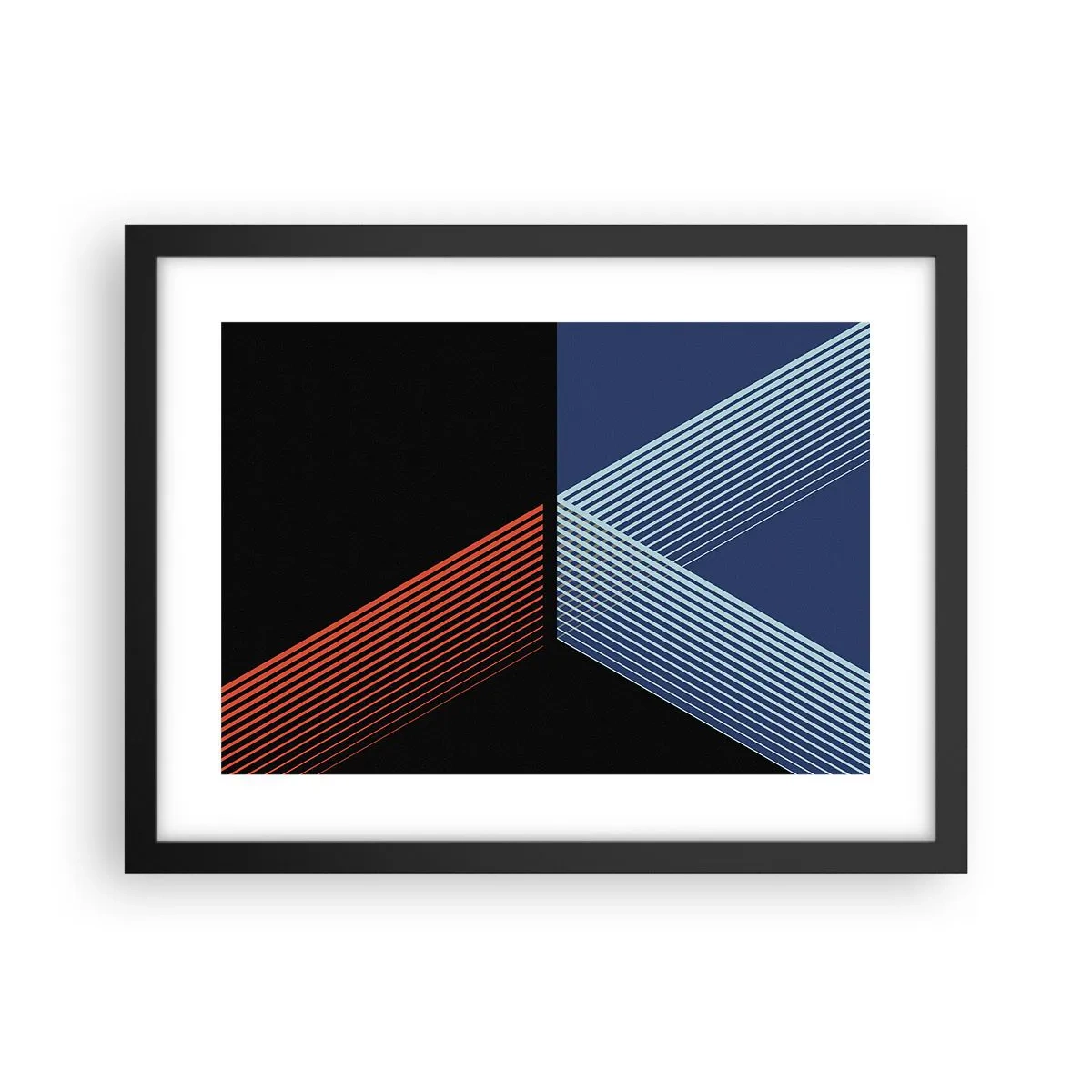 Poster in einem schwarzem Rahmen - Eine einfache Geschichte - 40x30 cm
