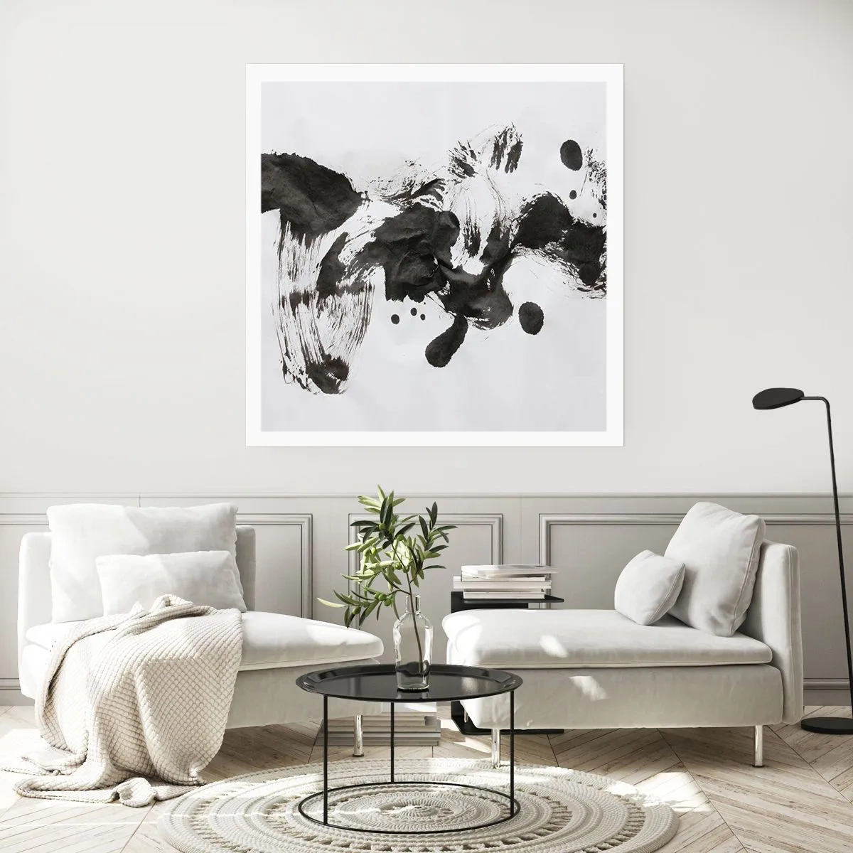 Poster - Obwohl das Wahnsinn ist, steckt darin eine Methode? - 50x50 cm