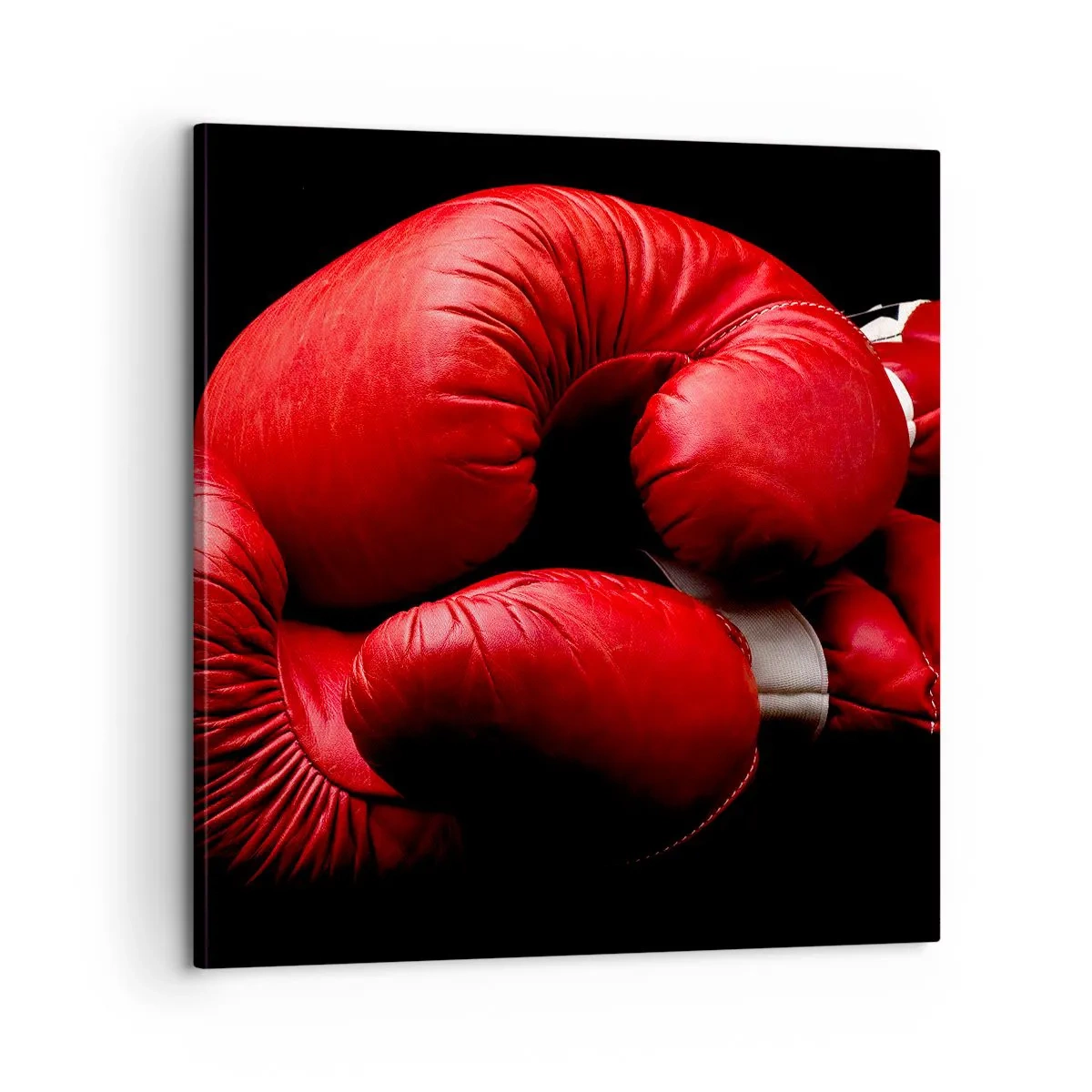 Bild auf Leinwand - Leinwandbild - Die Emotionen des Kampfes liegen hinter uns - 60x60 cm