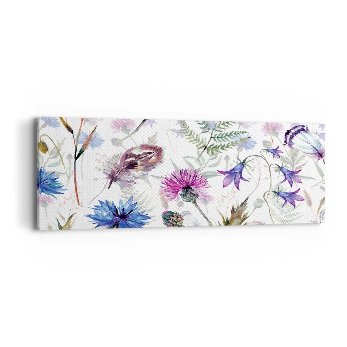 Bild auf Leinwand - Leinwandbild - Polnisches Herbarium - 90x30 cm