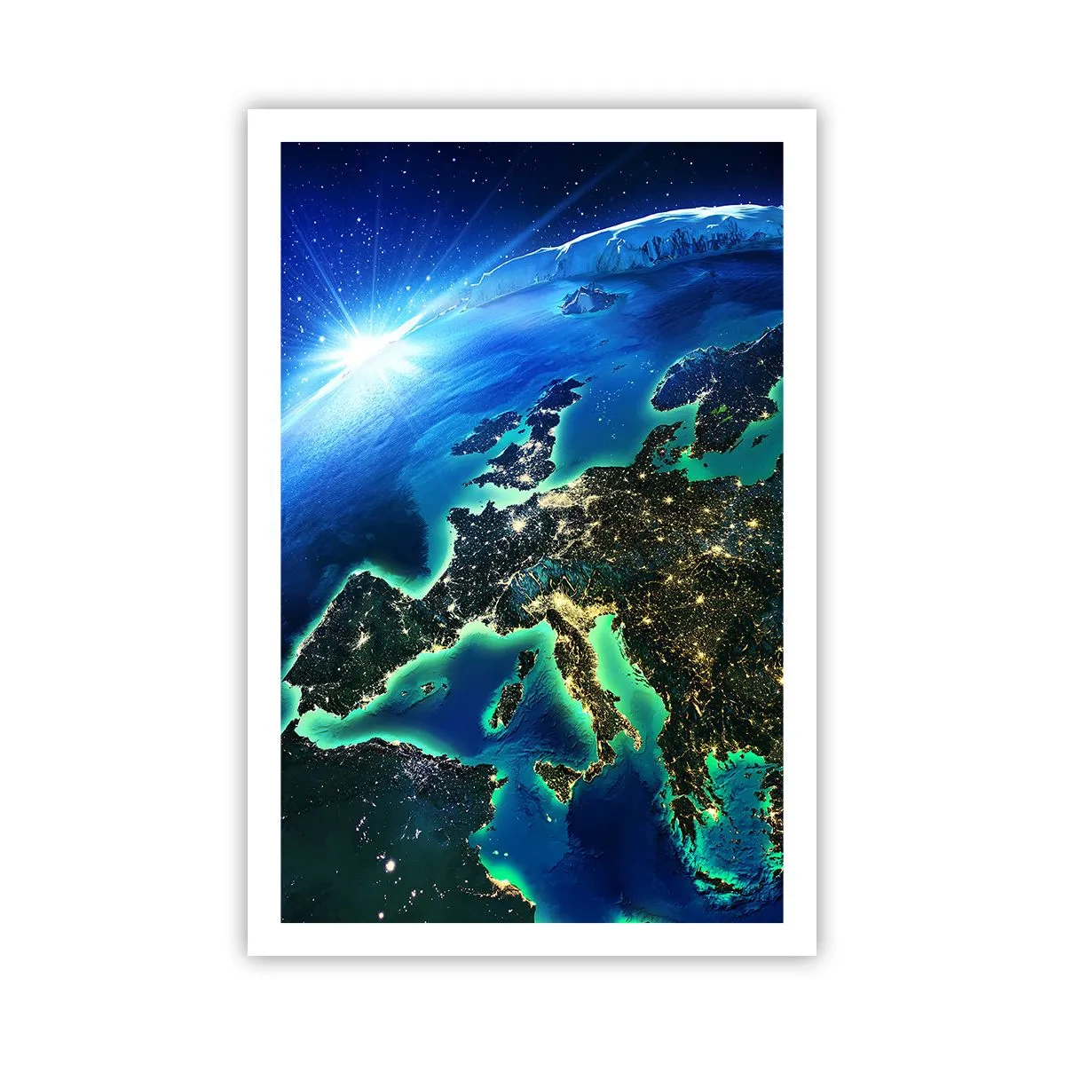 Poster - Funkelndes Europa - 61x91 cm