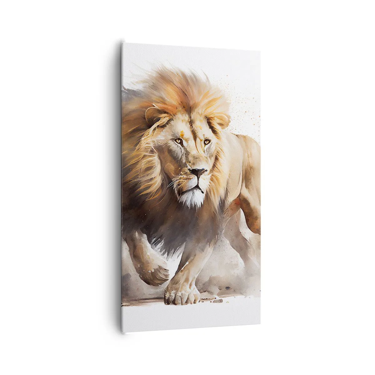 Bild auf Leinwand - Leinwandbild - Der König zog um - 65x120 cm