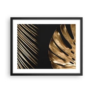 Poster in einem schwarzem Rahmen - Anders und genauso teuer - 50x40 cm