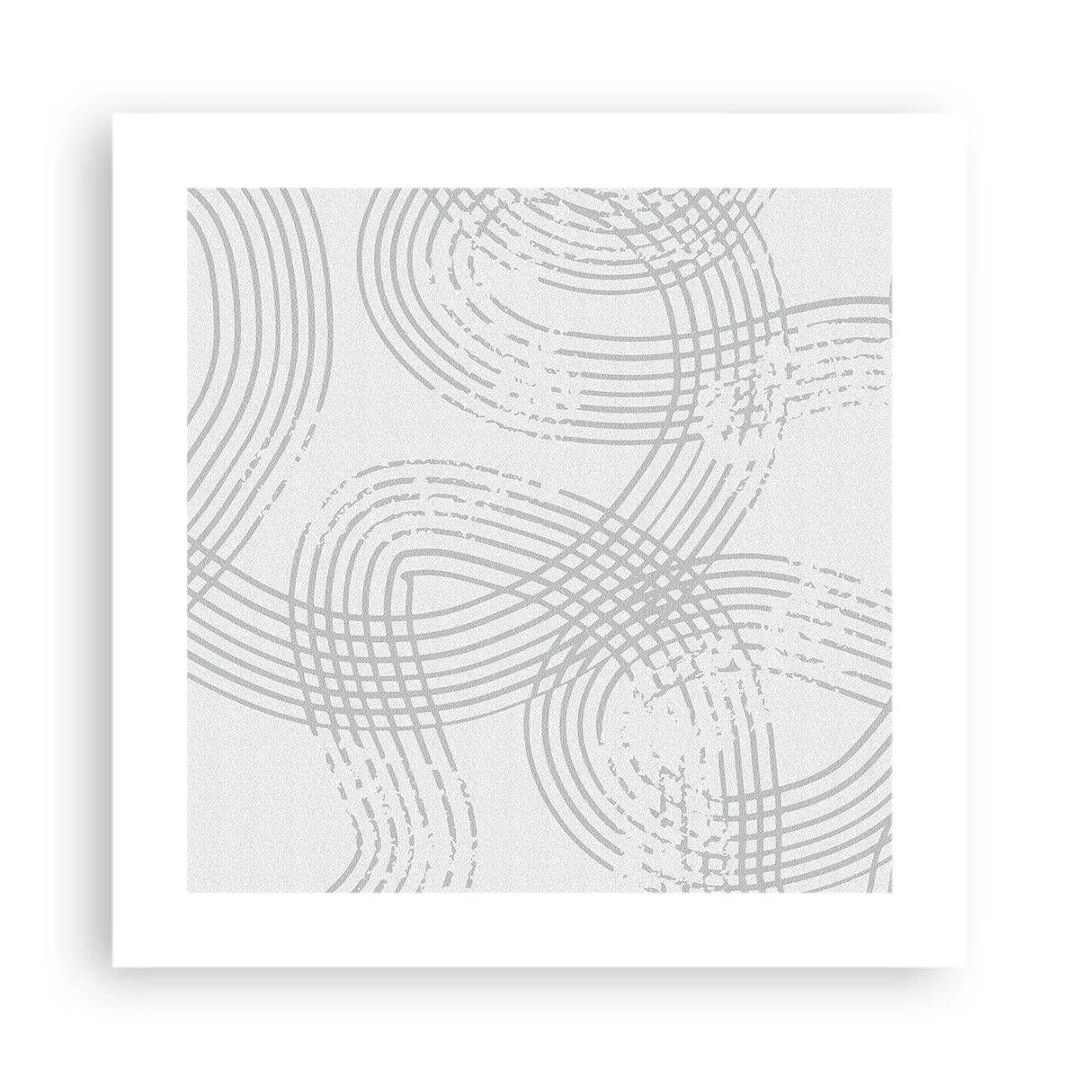 Poster - Es gibt keinen einfachen Weg - 40x40 cm