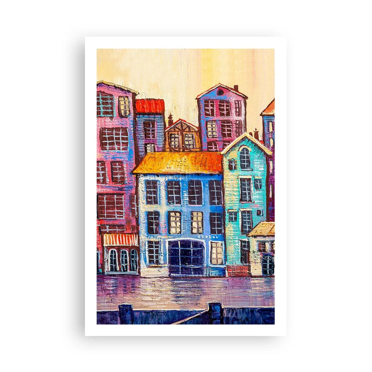 Poster - Stadt wie aus einem Märchen - 61x91 cm