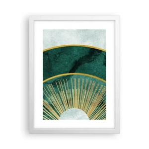 Poster in einem weißen Rahmen - Anderes Sonnensystem - 30x40 cm