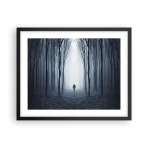 Poster in einem schwarzem Rahmen - Alles einfach und übersichtlich - 50x40 cm