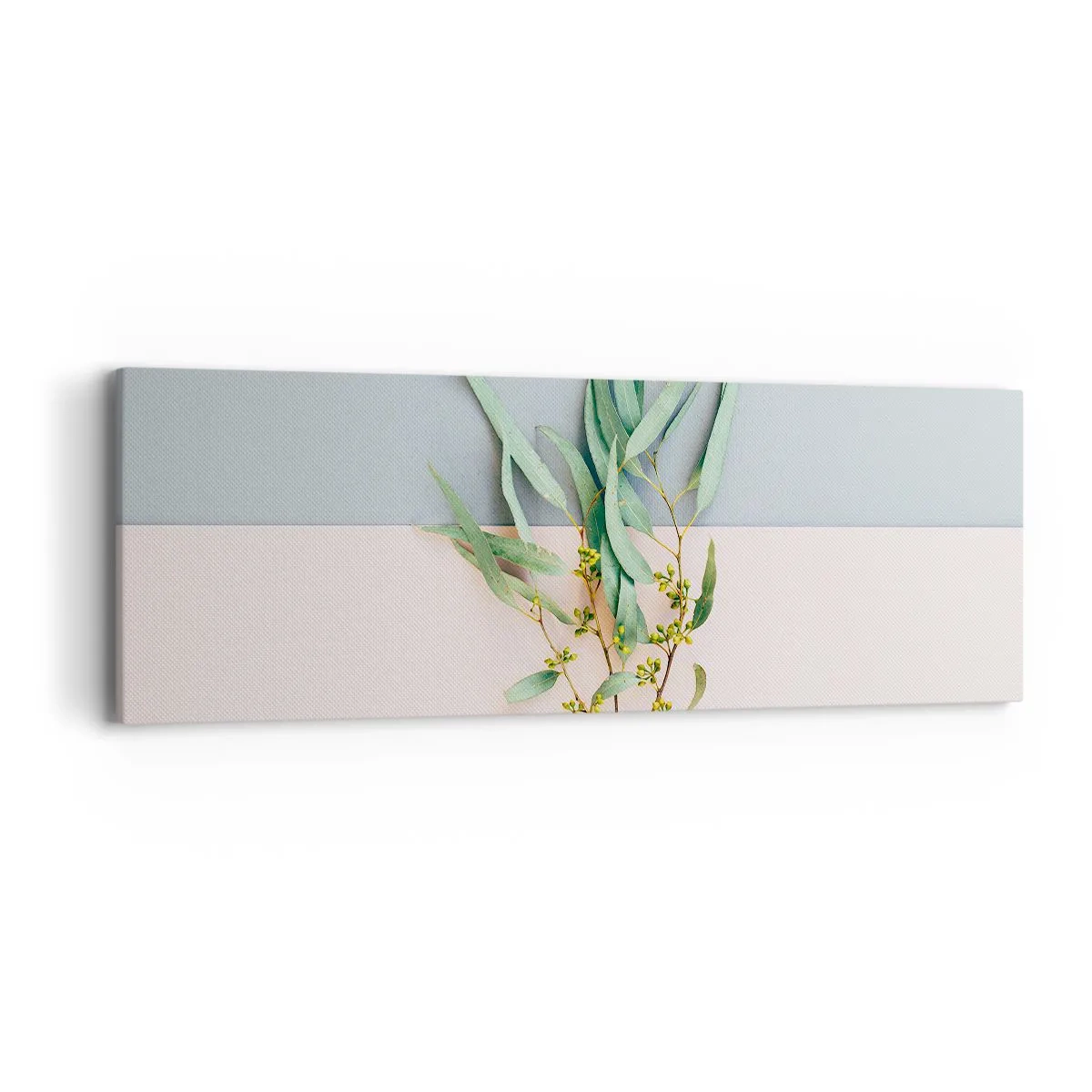 Bild auf Leinwand - Leinwandbild - Pastellige Subtilität - 90x30 cm