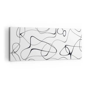 Bild auf Leinwand - Leinwandbild - Lebenswege, Wechselfälle - 100x40 cm