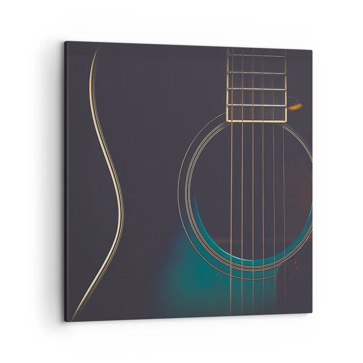 Bild auf Leinwand - Leinwandbild - Einen Moment bevor es ertönt - 50x50 cm