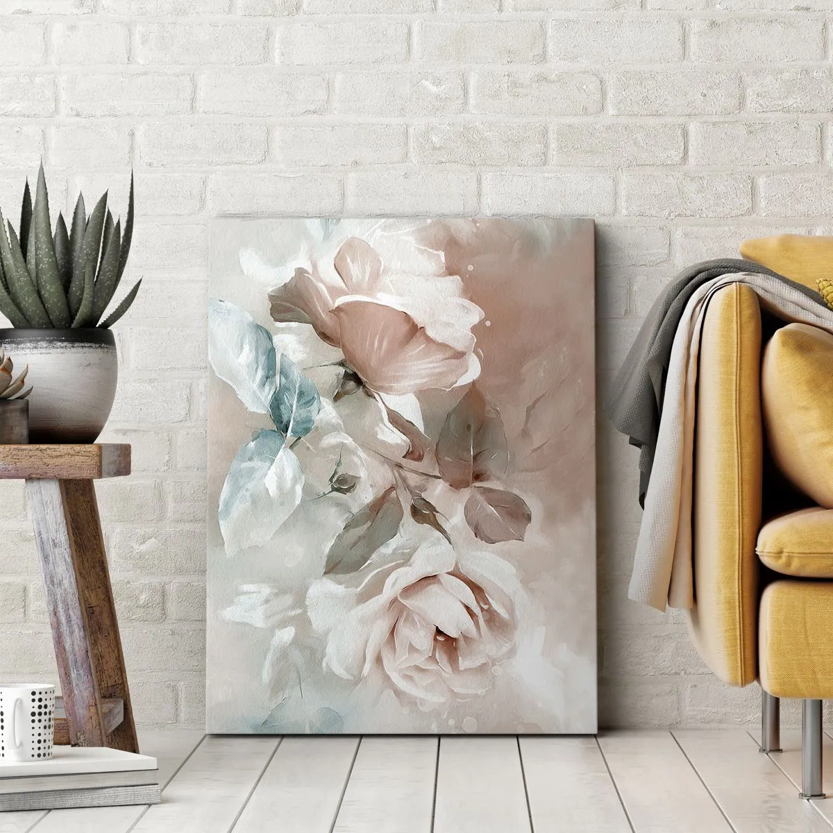 Bild auf Leinwand - Leinwandbild - Geist der Romantik - 55x100 cm