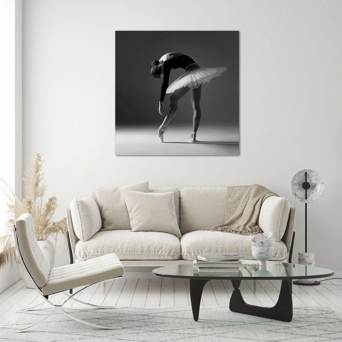 Glasbild - Bild auf glas - Bella Ballerina - 40x40 cm