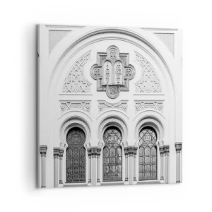 Bild auf Leinwand - Leinwandbild - An der Grenze der Kulturen - 50x50 cm