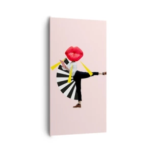 Bild auf Leinwand - Leinwandbild - Surreale Pop-Art - 65x120 cm