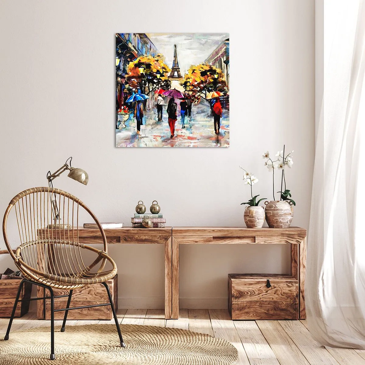 Bild auf Leinwand - Leinwandbild - Besonders schön im Herbst - 70x70 cm