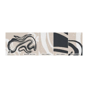 Fototapeten Muster Selbstklebend Deluxe Sticker - Vervielfachter Ausdruck - Minimalismus, Boho, skandinavisch - 100x30 cm