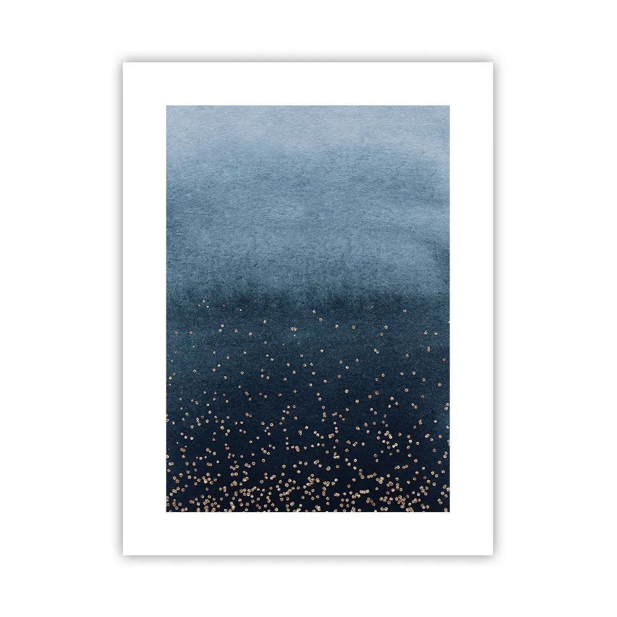 Poster - Komposition - blaue Phasen - 30x40 cm