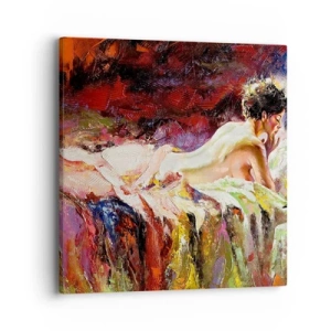 Bild auf Leinwand - Leinwandbild - Venus in Gedanken - 40x40 cm