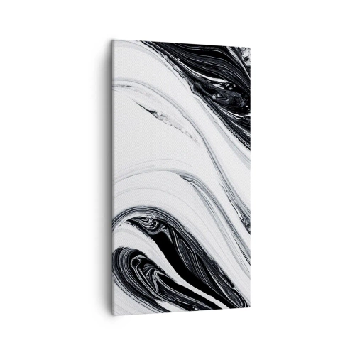 Bild auf Leinwand - Leinwandbild - Kombination aus Gegensätzen - 45x80 cm