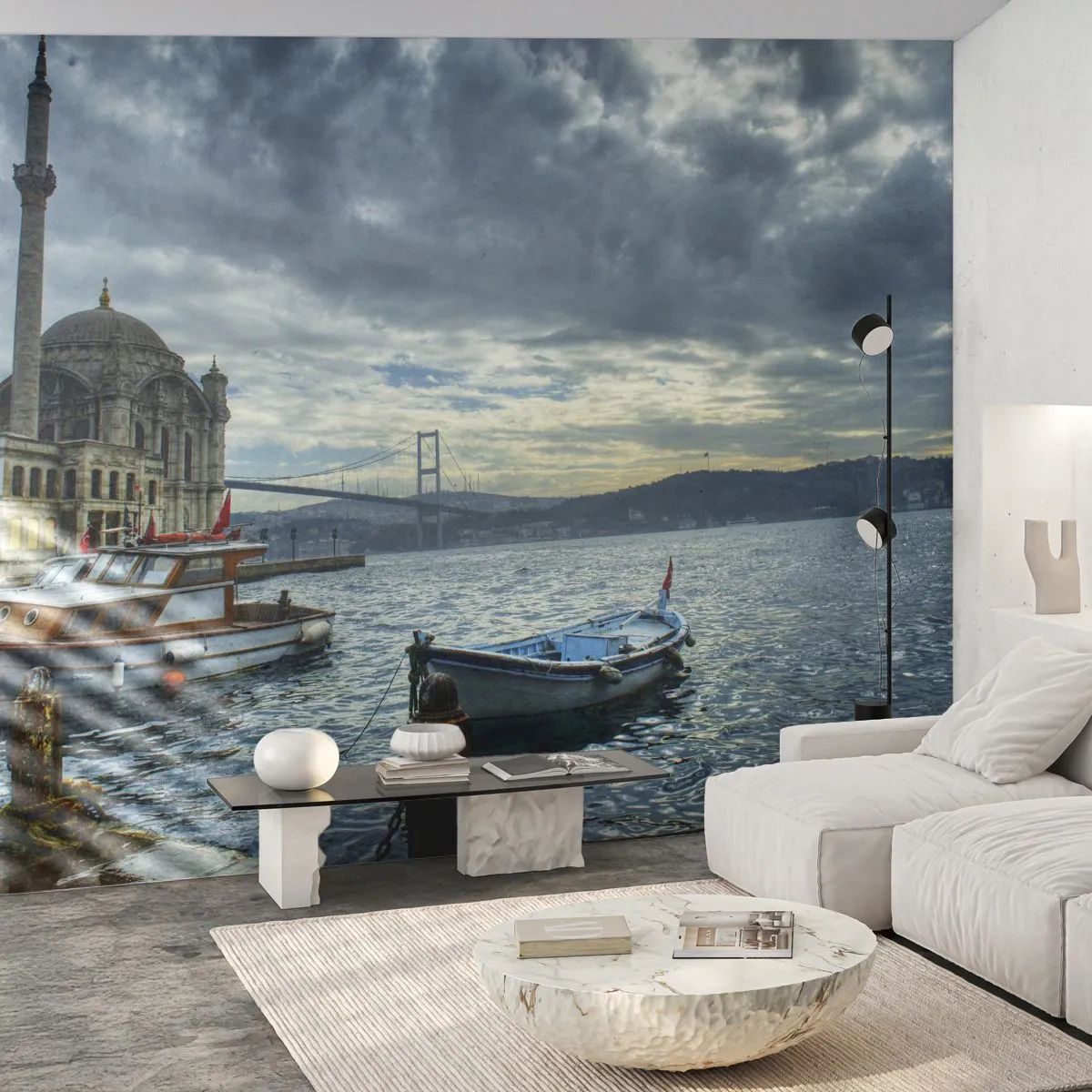 Fototapete Standard Eco - An der Grenze der Welten - Stadt, Istanbul, Türkei - 400x280 cm