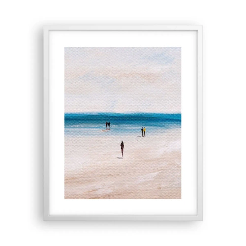 Poster in einem weißen Rahmen - Natürliches Bedürfnis - 40x50 cm