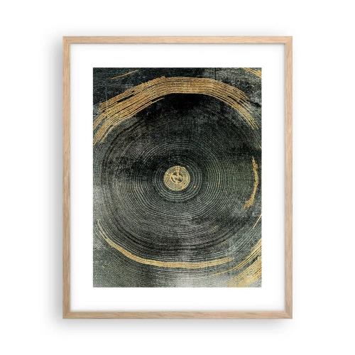 Poster in einem Rahmen aus heller Eiche - Veränderung und Beständigkeit - 40x50 cm