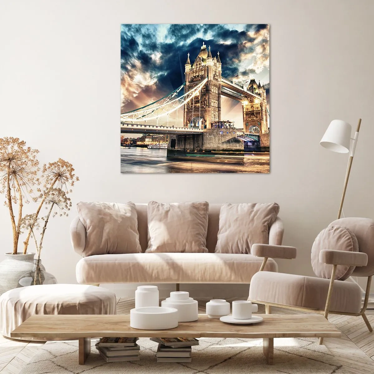 Bild auf Leinwand - Leinwandbild - Denkmal des viktorianischen Imperiums - 60x60 cm