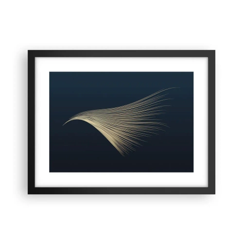 Poster in einem schwarzem Rahmen - Wie das Haar eines Engels - 40x30 cm