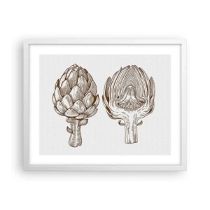 Poster in einem weißen Rahmen - Anatomie-Lektion - 50x40 cm