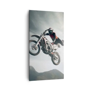 Bild auf Leinwand - Leinwandbild - Kein Spaß ohne Risiko - 55x100 cm